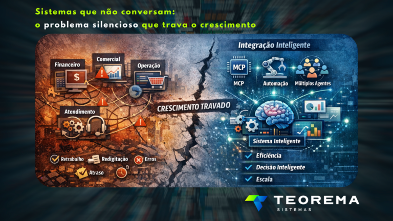 Sistemas que não conversam: o problema silencioso que trava o crescimento