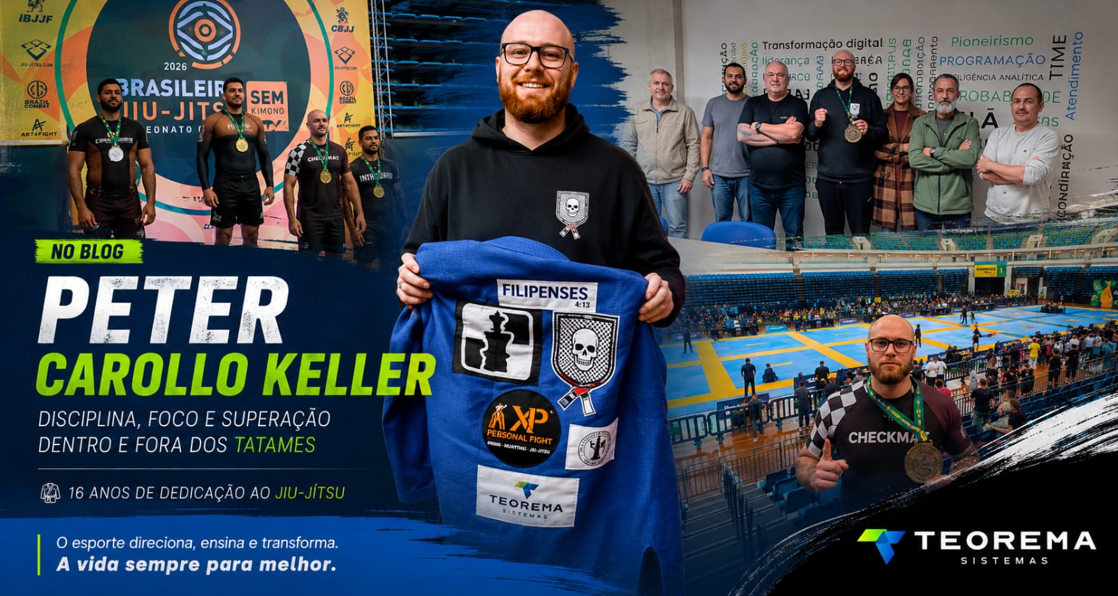 Peter Carollo Keller: uma trajetória de dedicação e conquistas no jiu-jítsu