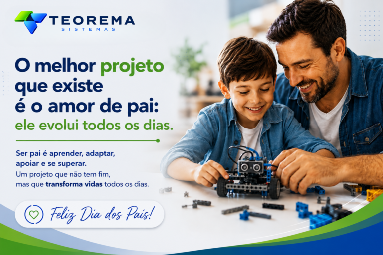 O melhor projeto que existe é o amor de pai: ele evolui todos os dias